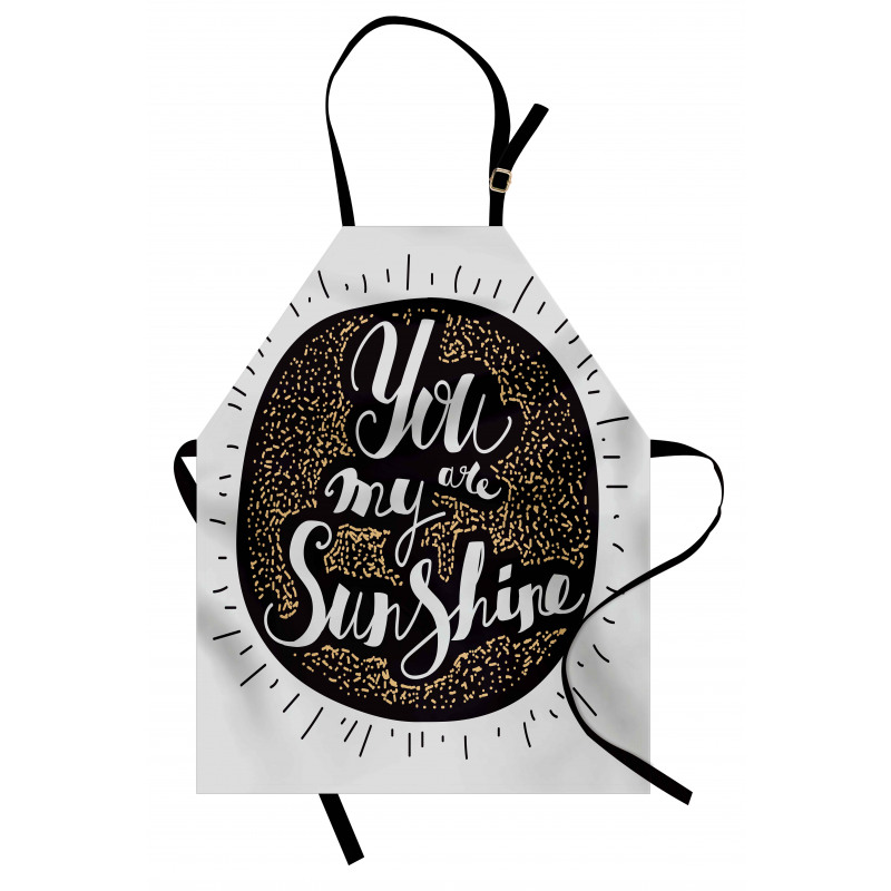 You are My Sunshine Font Apron