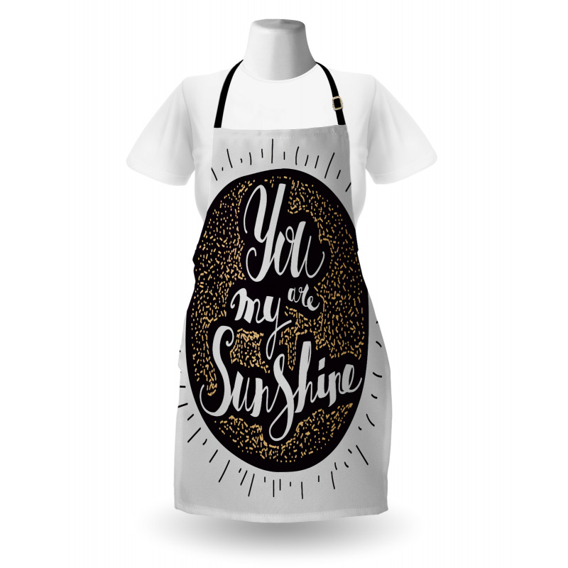 You are My Sunshine Font Apron