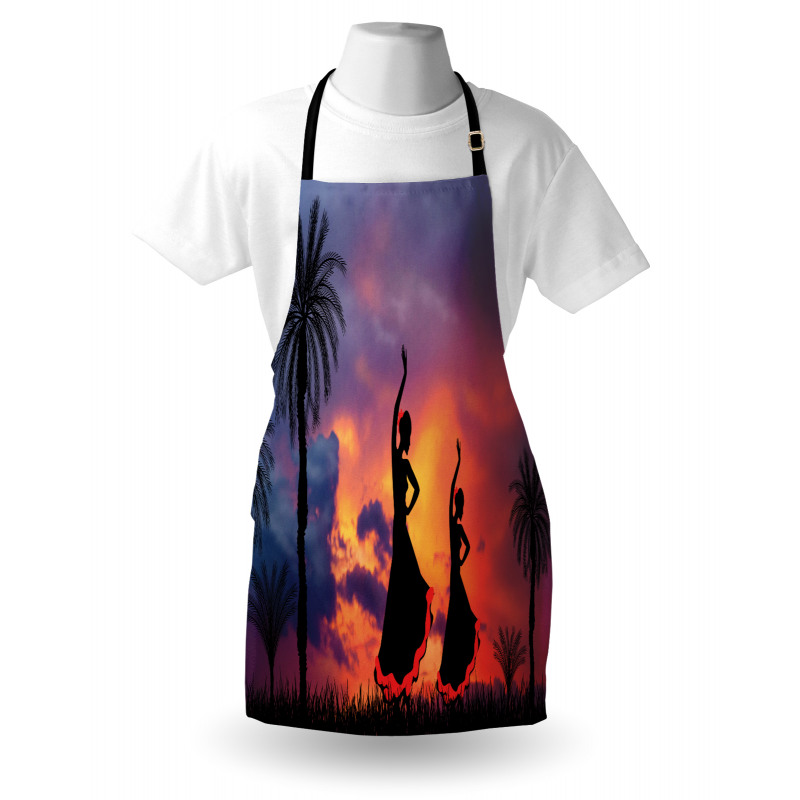 Girls Dancing Flamenco Apron