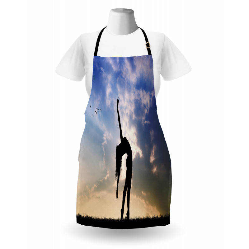 Silhouette Dancing Nature Apron