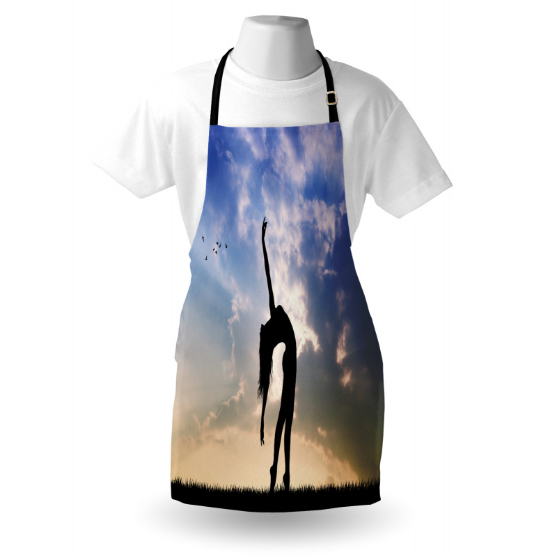 Silhouette Dancing Nature Apron