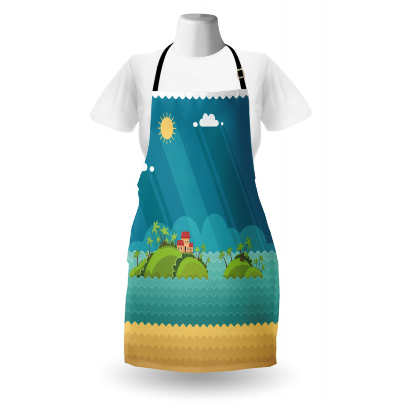 Tropical Islands Ocean Apron