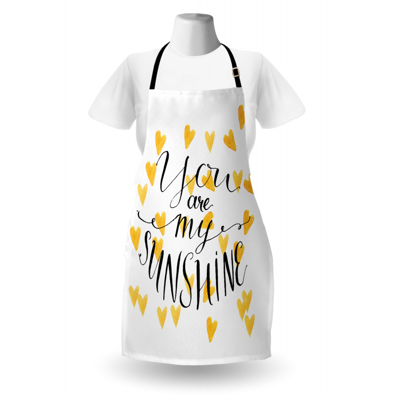 Hearts and Words Apron