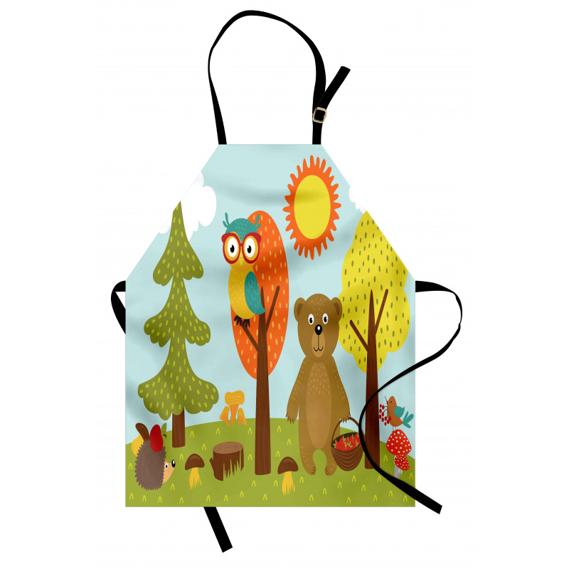 Childish Forest Animals Apron