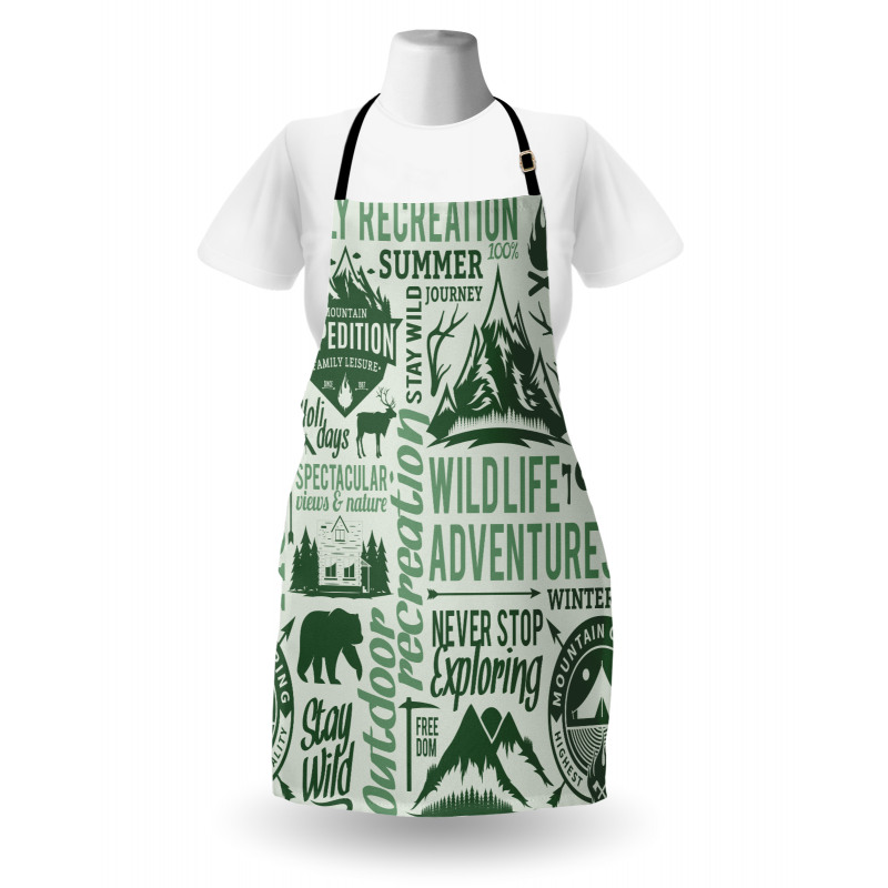 Outdoors Adventure Theme Apron