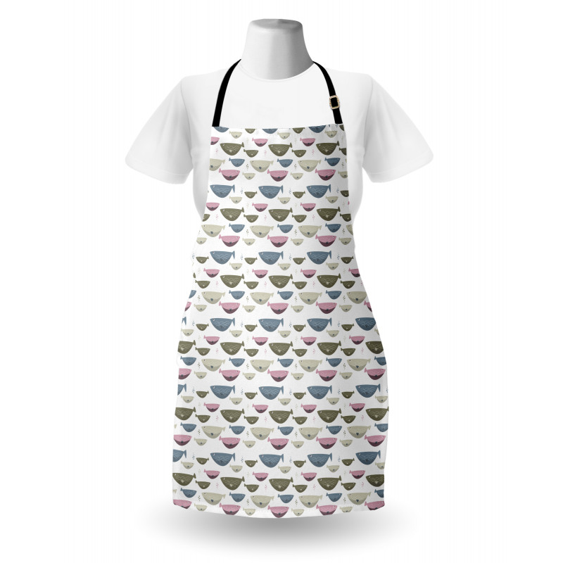 Kids Cartoon Fish Apron