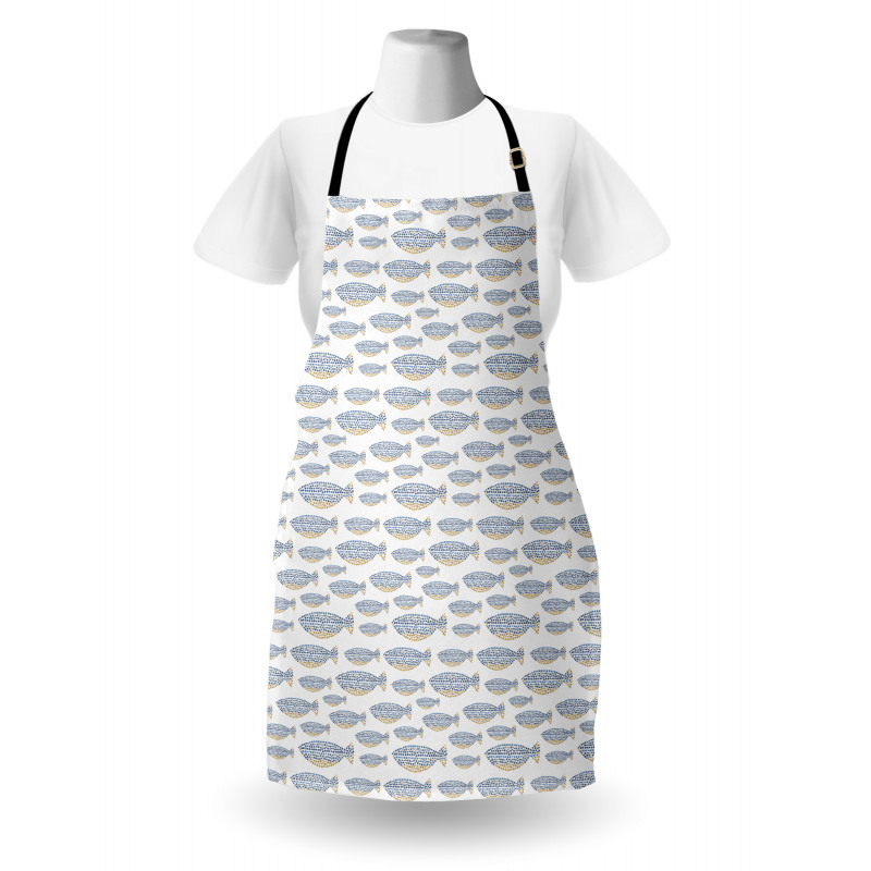 Pointillist Style Artwork Apron