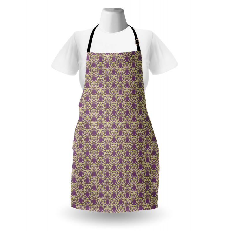 Abstract Damask Style Apron