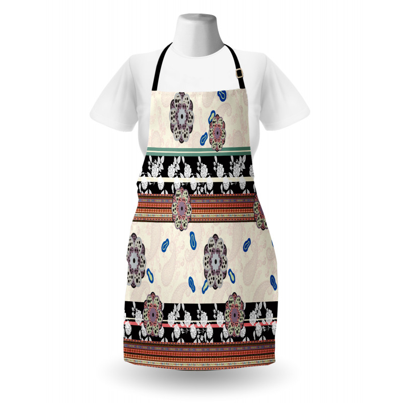 Abstract Petals and Roses Apron