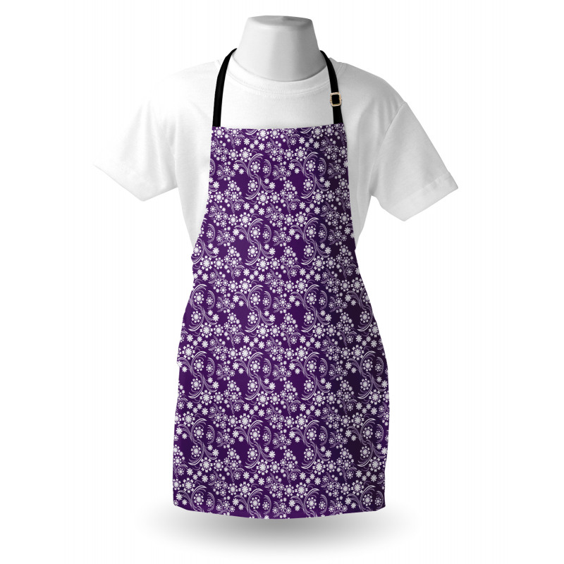 Abstract Curvy Stems Apron