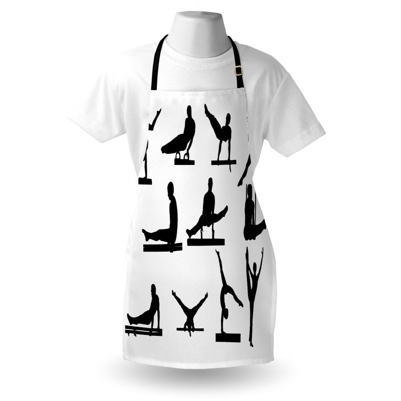 Athlete Silhouettes Apron