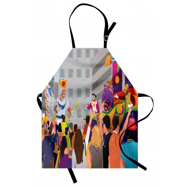 People in Festival Apron