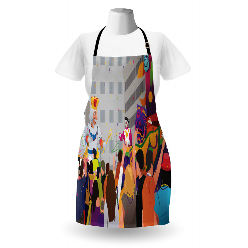 People in Festival Apron