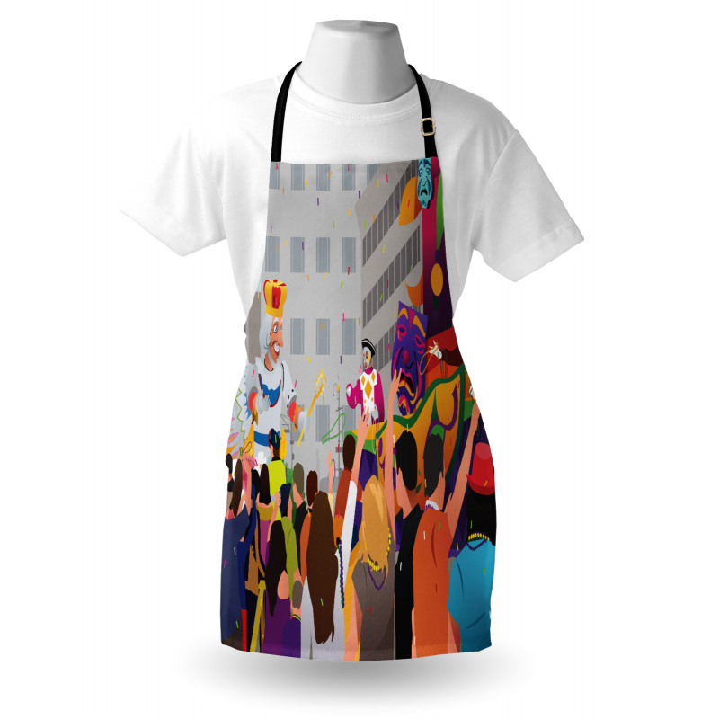 People in Festival Apron