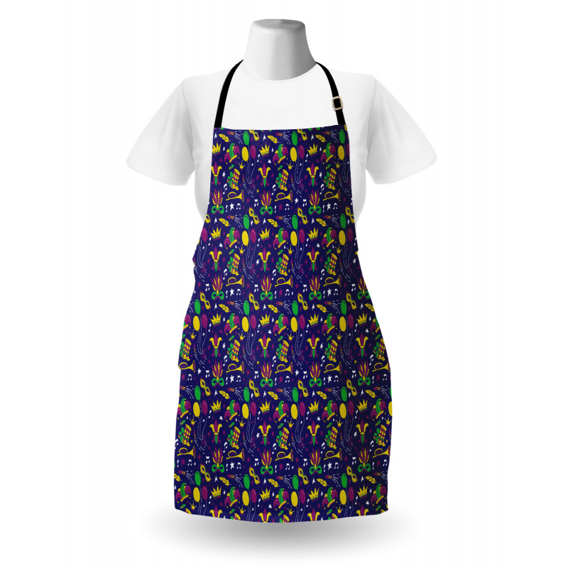 Fat Tuesday Jazz Apron