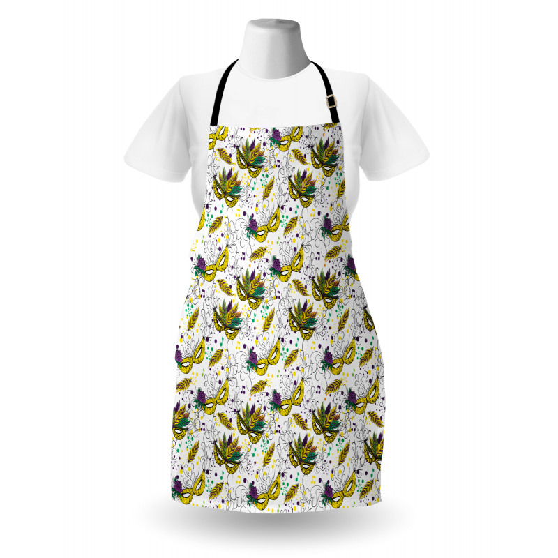 Harlequin Masks Apron