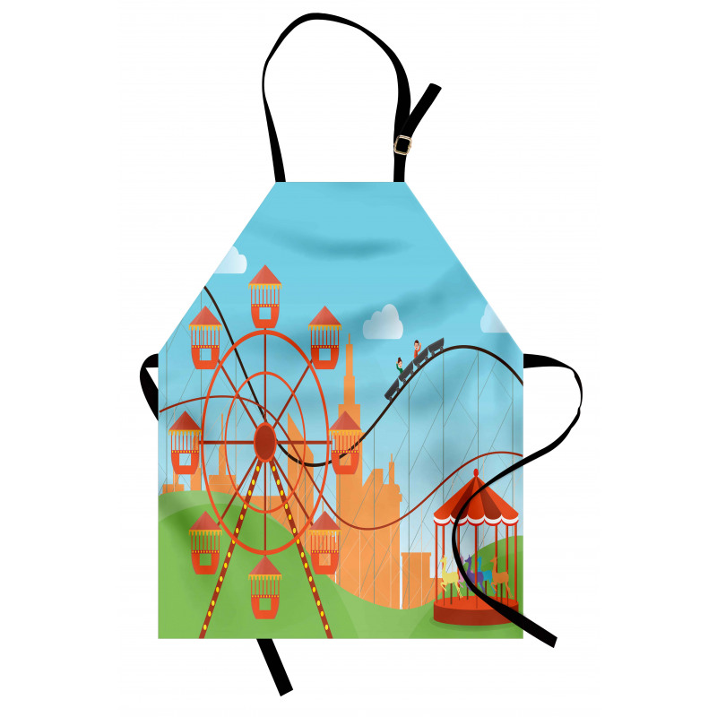 Flat Art Colorful Apron