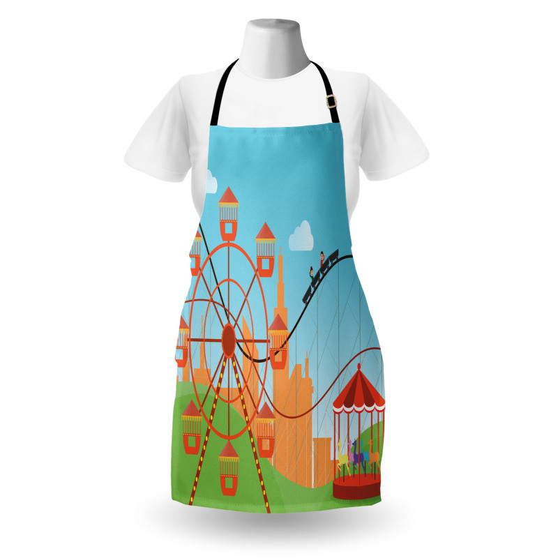 Flat Art Colorful Apron