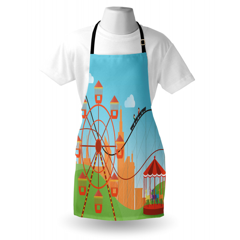 Flat Art Colorful Apron