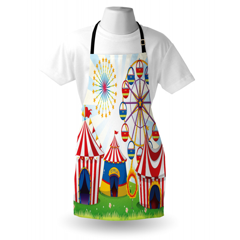 Striped Tents Apron