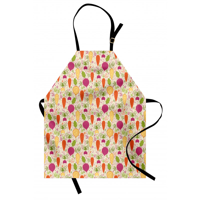 Doodle Root Vegetable Apron
