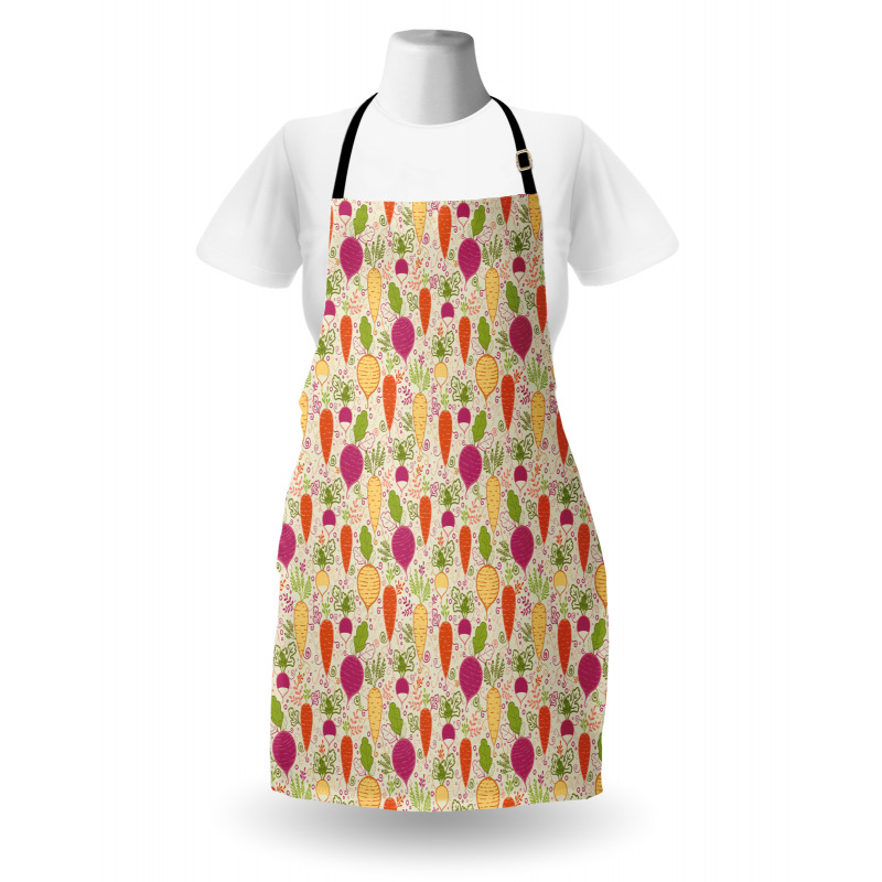 Doodle Root Vegetable Apron