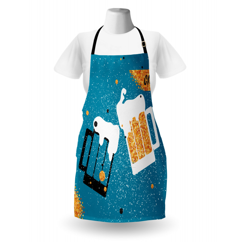 Beer Mugs Toasting Apron