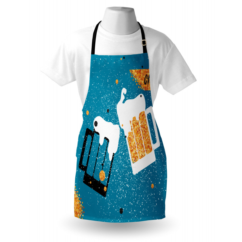 Beer Mugs Toasting Apron