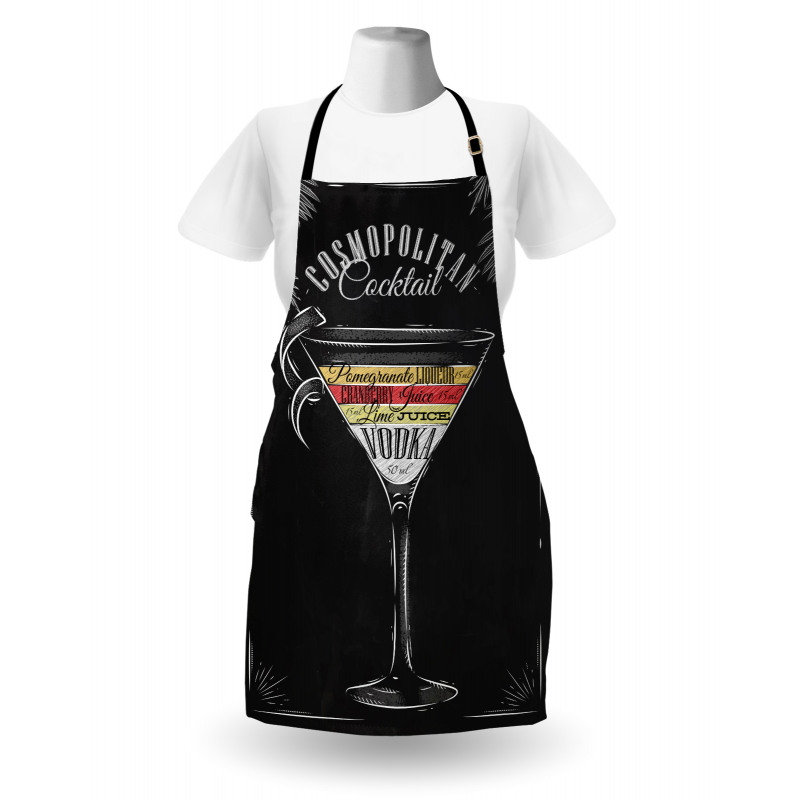 Cosmopolitan Recipe Apron