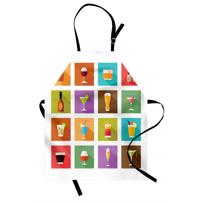 Graphic Square Tiles Apron