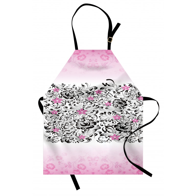 Swirling Flowes Apron