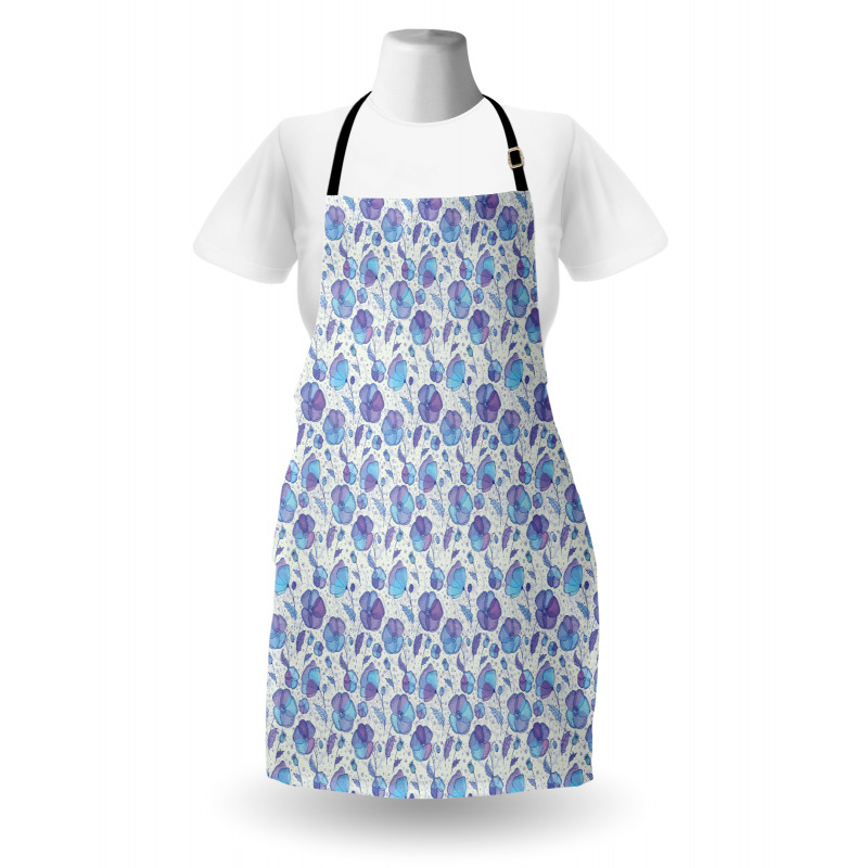 Abstract Blossoming Buds Apron