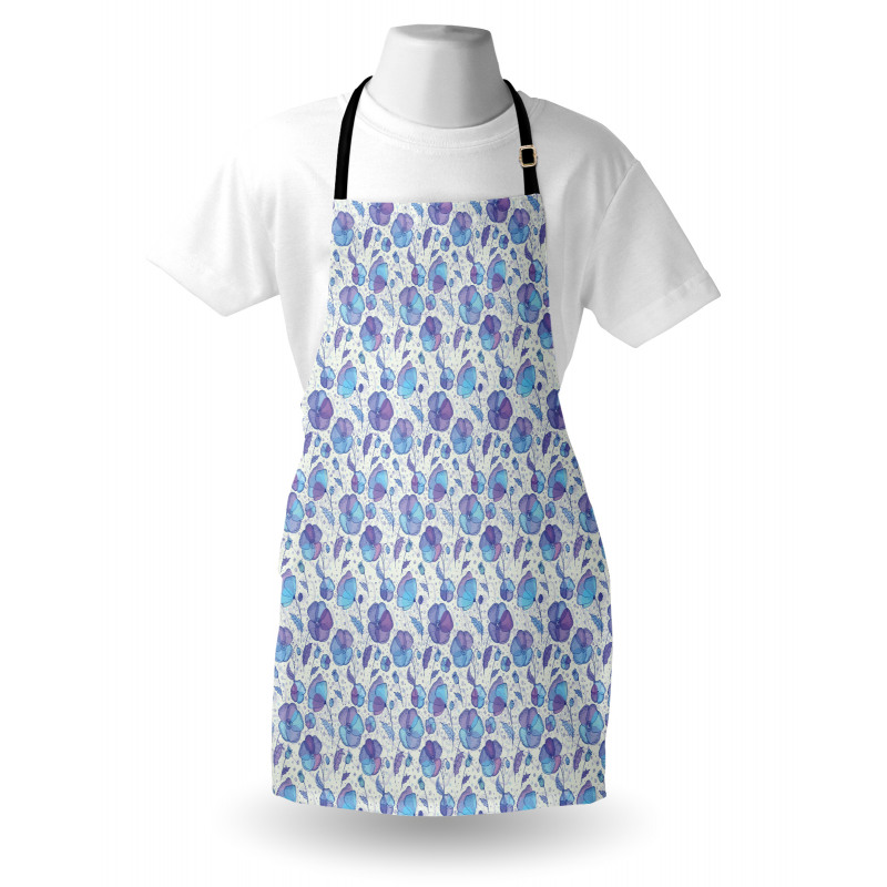 Abstract Blossoming Buds Apron