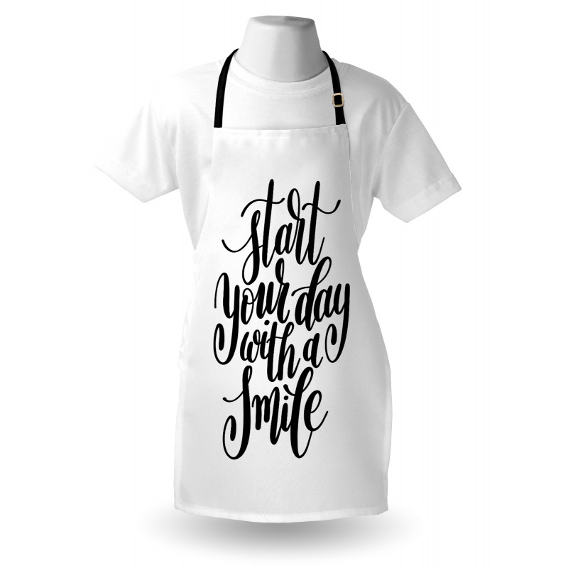 Positive Thoughts Sign Apron