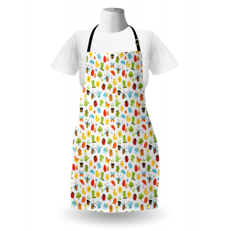 Seasonal Birds and Bees Apron