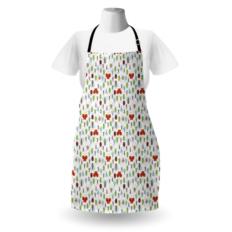 Insects Pattern Ant Bee Apron