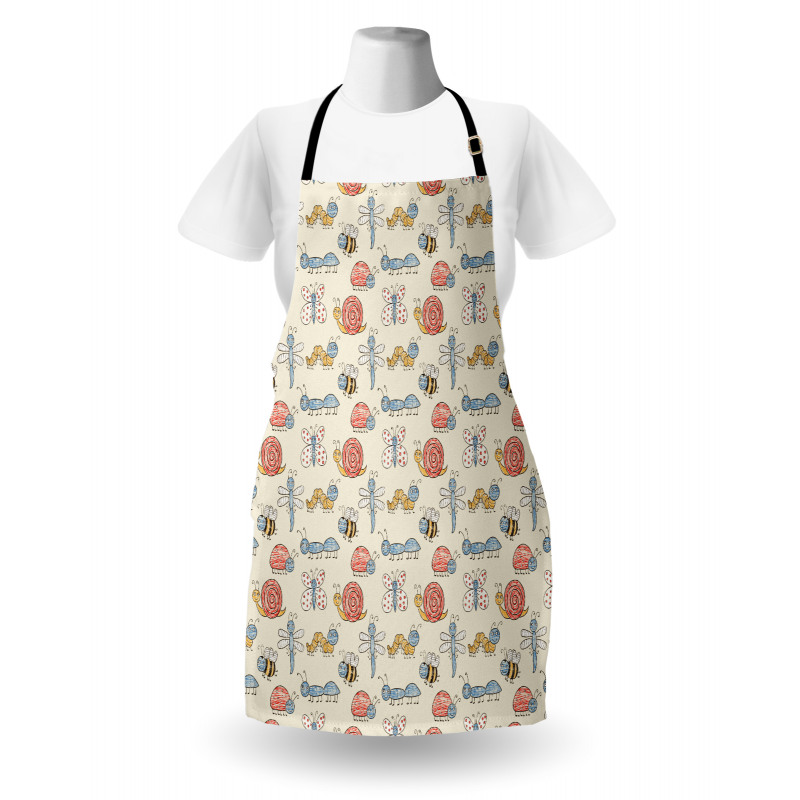 Snail Ladybug Nursery Apron