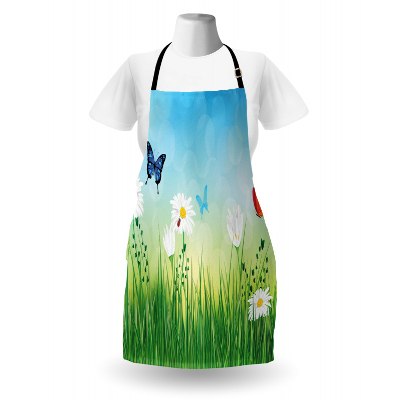 Meadow Daisies Grass Apron