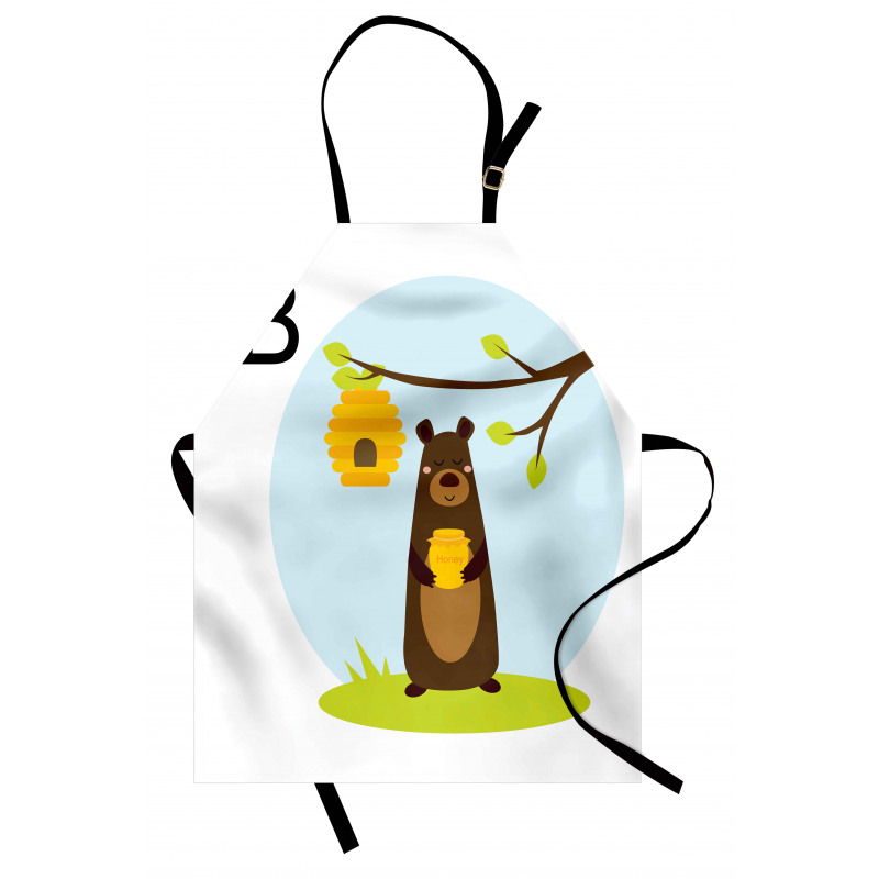 Funny Mammal Kids Alphabet Apron