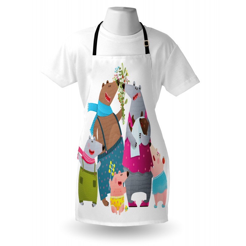 Family Theme Parenthood Apron