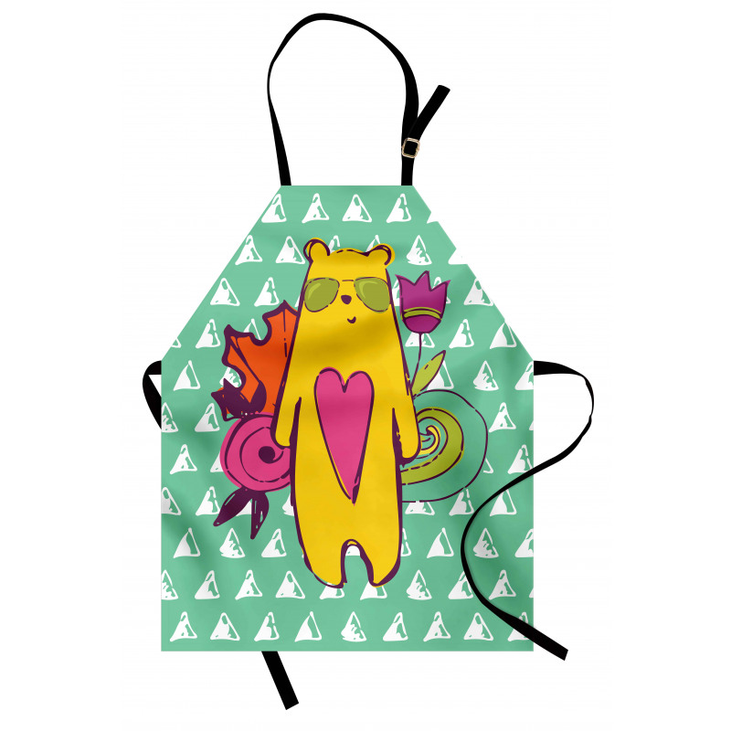 Hipster Mammal Sunglasses Apron