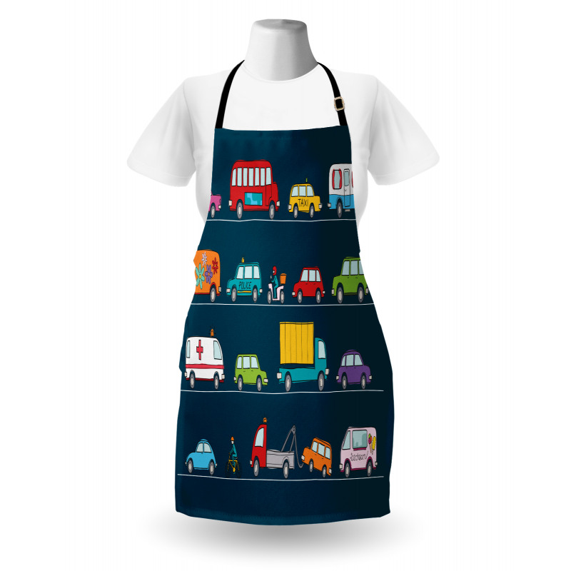 Trucks Van Bikes Apron