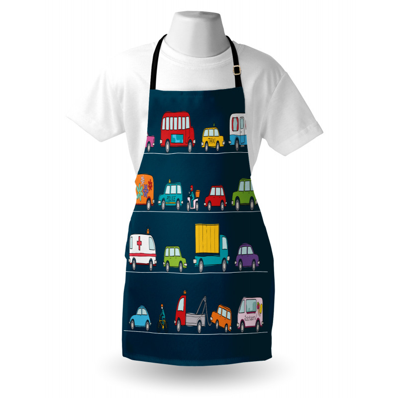 Trucks Van Bikes Apron