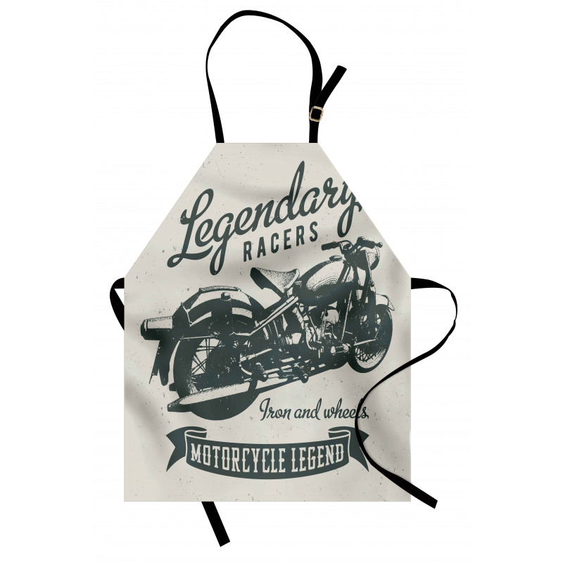 Cruiser Bike Words Apron