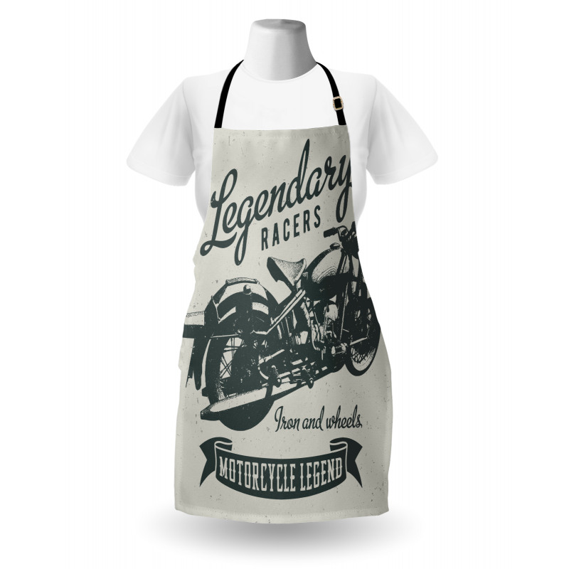 Cruiser Bike Words Apron