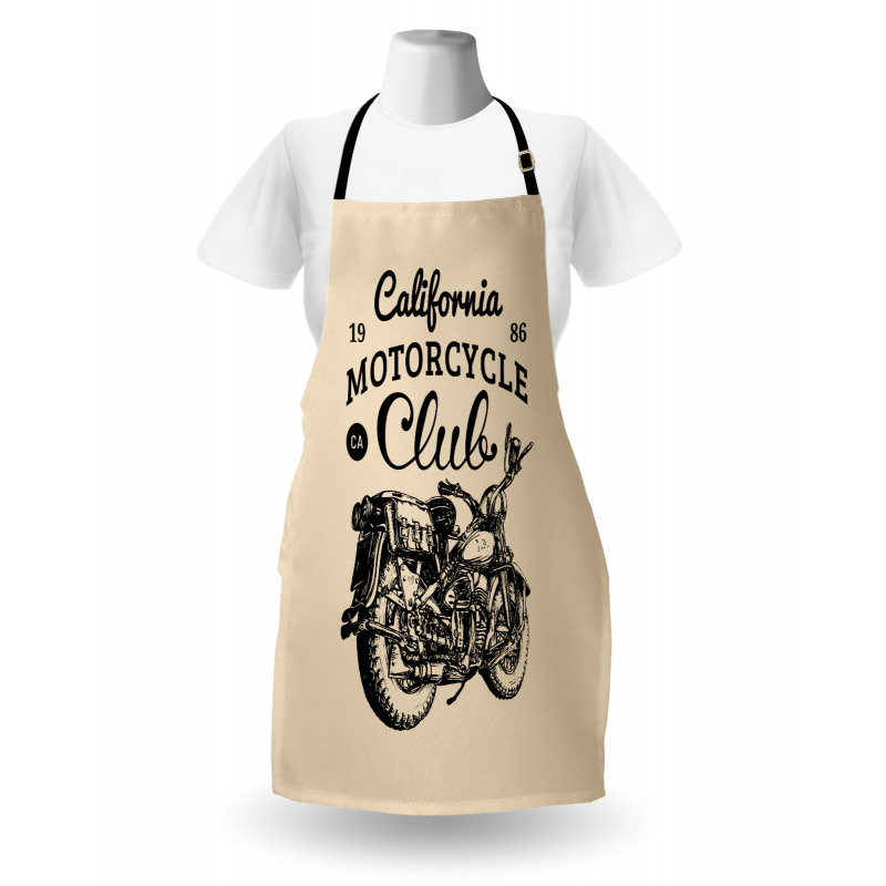 Vintage Chopper Bike Apron