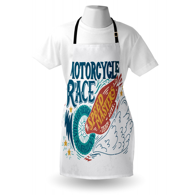 Colorful Tire Words Apron