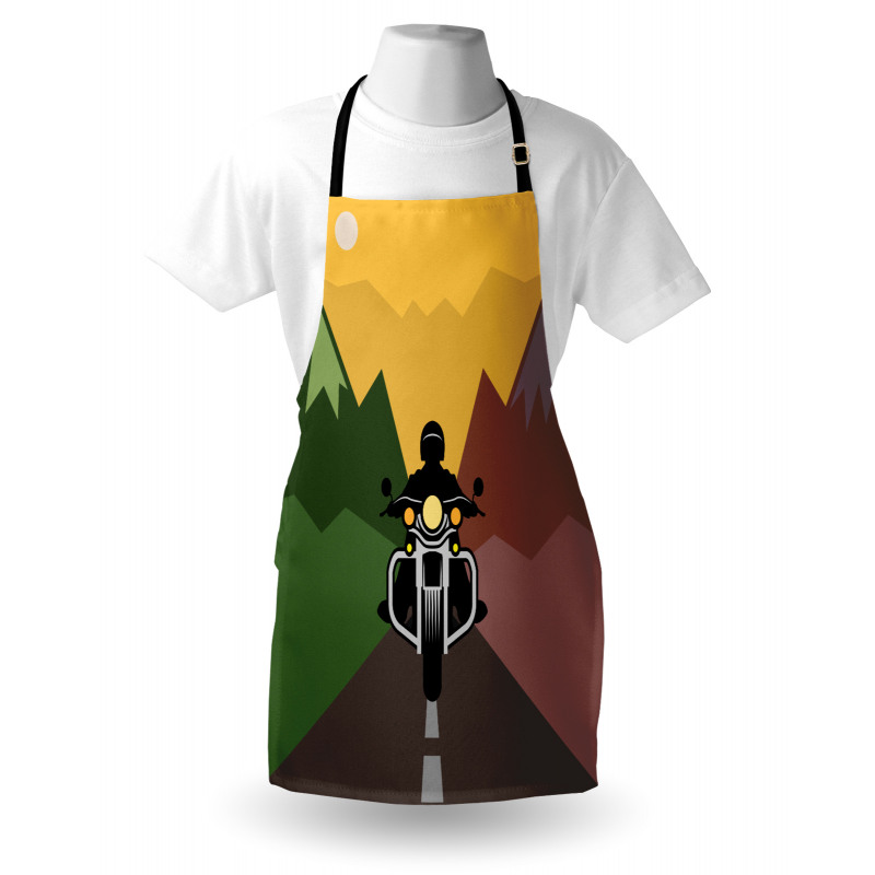 Rider in Mountains Apron