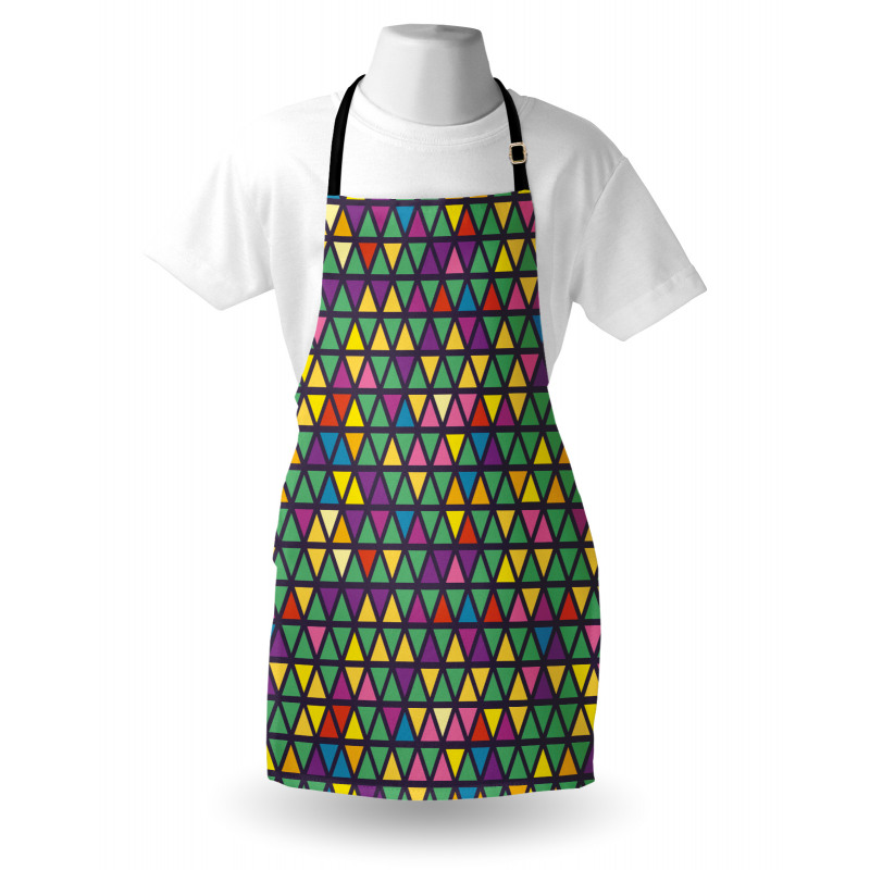 Grid Mosaic Triangles Apron