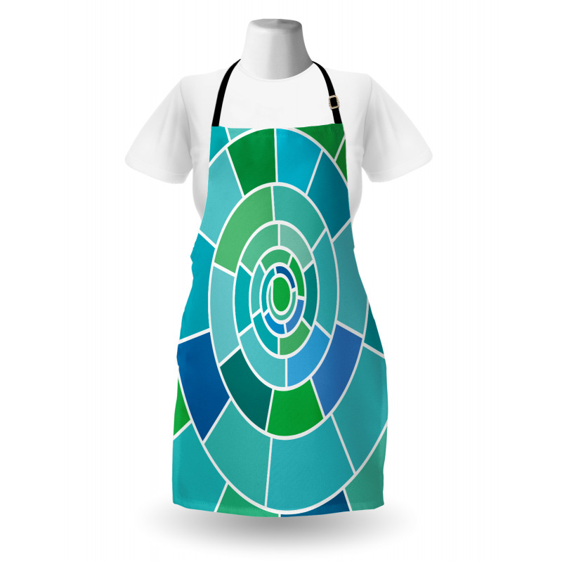 Fractal Spiral Form Apron